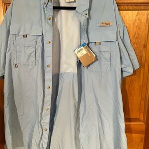 Columbia Men's Sky Blue Shirt Jacket